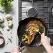 Staub Cast Iron 11-inch Traditional Skillet - Grenadine, Made in France
