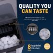 Newair 26 lbs. Mini Ice Maker Countertop, Bullet Ice Maker, Portable and Lightweight