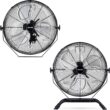 NewAir 18” Outdoor Rated 2-in-1 High Velocity Floor or Wall Mounted Fan with 3 Fan Speeds and Adjustable Tilt Head, NIF18CBK00