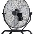 NewAir 18” Outdoor Rated 2-in-1 High Velocity Floor or Wall Mounted Fan with 3 Fan Speeds and Adjustable Tilt Head, NIF18CBK00