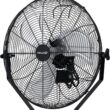 NewAir 18” Outdoor Rated 2-in-1 High Velocity Floor or Wall Mounted Fan with 3 Fan Speeds and Adjustable Tilt Head, NIF18CBK00