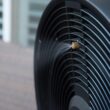 NewAir Outdoor Misting Fan and Pedestal Fan in Black, Cools 500 sq. ft. with 3 Fan Speeds and Wide-Angle Oscillation