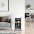 NewAir Small Cooler 2.4 Cu. Ft. Mini Fridge for Bedroom in Stainless Steel, 100 Can Capacity Beverage Refrigerator NewAir Small Cooler 2.4 Cu. Ft. Mini Fridge for Bedroom in Stainless Steel, 100 Can Capacity Beverage Refrigerator with 5 Custom Temperature Settings for Beer, Wine, Soda, and Cooler Drinks