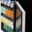 NewAir Small Cooler 2.4 Cu. Ft. Mini Fridge for Bedroom in Stainless Steel, 100 Can Capacity Beverage Refrigerator NewAir Small Cooler 2.4 Cu. Ft. Mini Fridge for Bedroom in Stainless Steel, 100 Can Capacity Beverage Refrigerator with 5 Custom Temperature Settings for Beer, Wine, Soda, and Cooler Drinks