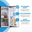 NewAir 3.3 Cu. Ft. Compact Mini Fridge with Chiller Compartment, Energy Star Certified, Single Door Refrigerator, Can Dispenser NewAir 3.3 Cu. Ft. Compact Mini Fridge with Chiller Compartment, Energy Star Certified, Single Door Refrigerator, Can Dispenser, Perfect for Dorm Rooms, Bedrooms, Home Offices, and RV Vans