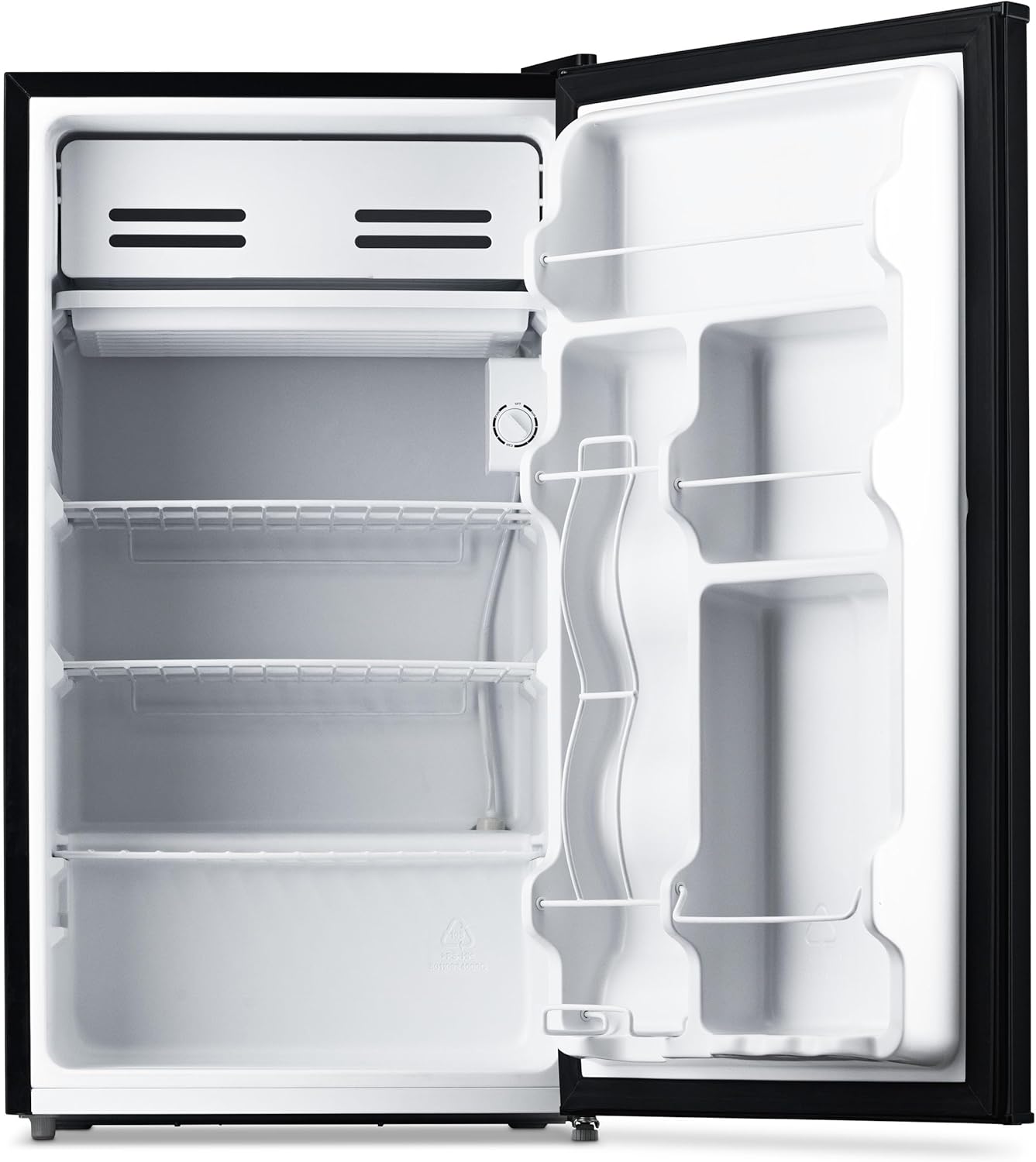 NewAir 3.3 Cu. Ft. Compact Mini Fridge with Chiller Compartment, Energy Star Certified, Single Door Refrigerator, Can Dispenser NewAir 3.3 Cu. Ft. Compact Mini Fridge with Chiller Compartment, Energy Star Certified, Single Door Refrigerator, Can Dispenser, Perfect for Dorm Rooms, Bedrooms, Home Offices, and RV Vans