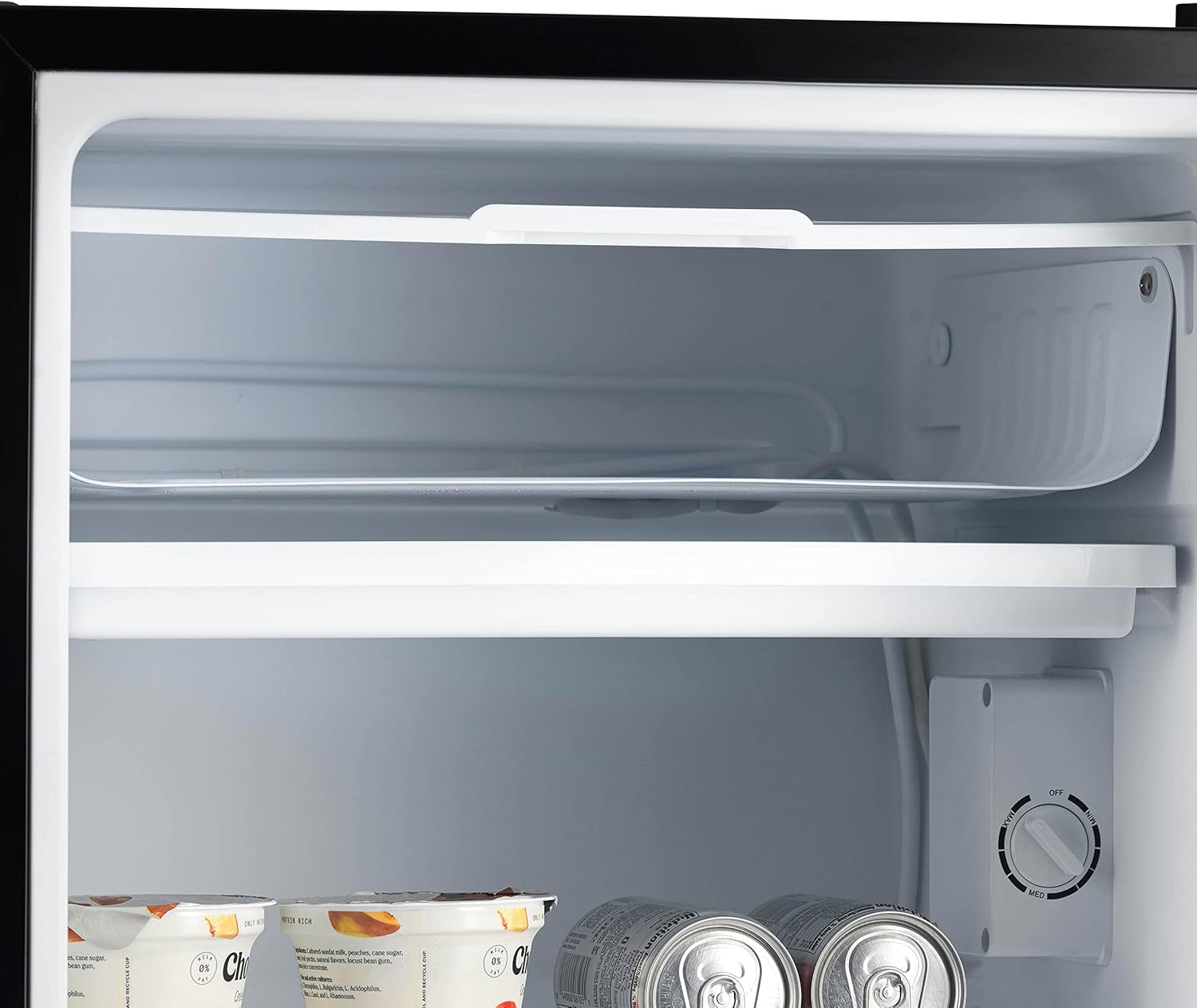 NewAir 3.3 Cu. Ft. Compact Mini Fridge with Chiller Compartment, Energy Star Certified, Single Door Refrigerator, Can Dispenser NewAir 3.3 Cu. Ft. Compact Mini Fridge with Chiller Compartment, Energy Star Certified, Single Door Refrigerator, Can Dispenser, Perfect for Dorm Rooms, Bedrooms, Home Offices, and RV Vans