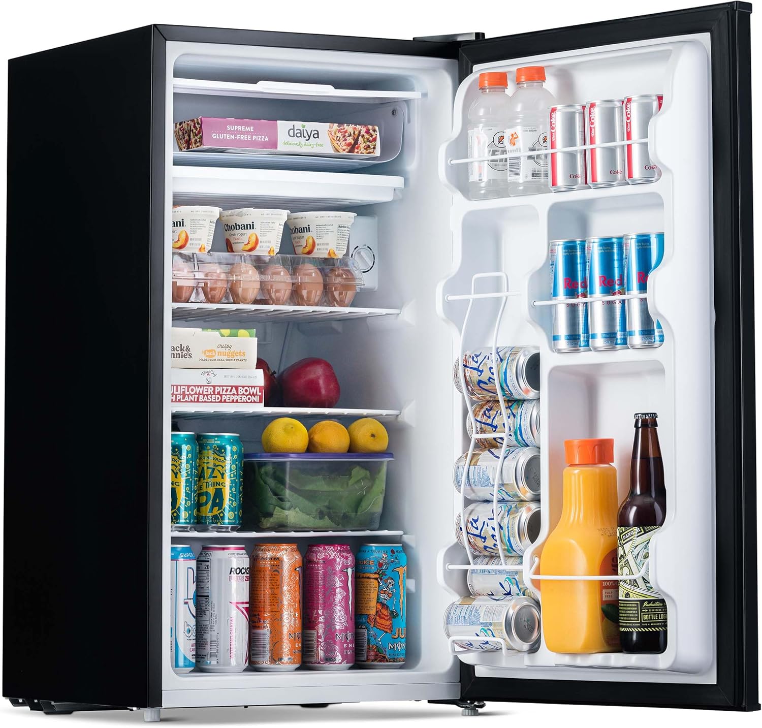 NewAir 3.3 Cu. Ft. Compact Mini Fridge with Chiller Compartment, Energy Star Certified, Single Door Refrigerator, Can Dispenser NewAir 3.3 Cu. Ft. Compact Mini Fridge with Chiller Compartment, Energy Star Certified, Single Door Refrigerator, Can Dispenser, Perfect for Dorm Rooms, Bedrooms, Home Offices, and RV Vans