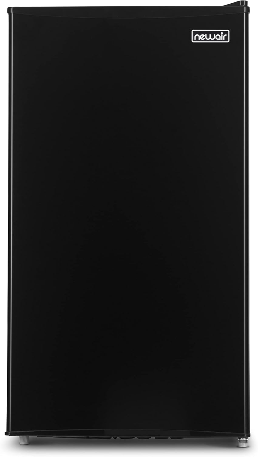 NewAir 3.3 Cu. Ft. Compact Mini Fridge with Chiller Compartment, Energy Star Certified, Single Door Refrigerator, Can Dispenser NewAir 3.3 Cu. Ft. Compact Mini Fridge with Chiller Compartment, Energy Star Certified, Single Door Refrigerator, Can Dispenser, Perfect for Dorm Rooms, Bedrooms, Home Offices, and RV Vans