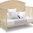 Simmons Kids SlumberTime Emma 4-in-1 Convertible Baby Crib N More - Greenguard Gold Certified, Natural Sandstone