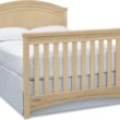 Simmons Kids SlumberTime Emma 4-in-1 Convertible Baby Crib N More - Greenguard Gold Certified, Natural Sandstone