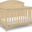 Simmons Kids SlumberTime Emma 4-in-1 Convertible Baby Crib N More - Greenguard Gold Certified, Natural Sandstone