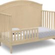 Simmons Kids SlumberTime Emma 4-in-1 Convertible Baby Crib N More - Greenguard Gold Certified, Natural Sandstone