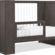 Delta Children Aerin 4-in-1 Convertible Crib - Greenguard Gold Certified, Rustic Grey