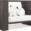 Delta Children Aerin 4-in-1 Convertible Crib - Greenguard Gold Certified, Rustic Grey