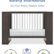 Delta Children Aerin 4-in-1 Convertible Crib - Greenguard Gold Certified, Rustic Grey