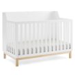 GAP babyGap Oxford 6-in-1 Convertible Crib - Greenguard Gold Certified, Bianca White/Natural