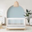 GAP babyGap Tate 4-in-1 Convertible Crib - Greenguard Gold Certified, Bianca White/Natural GAP babyGap Tate 4-in-1 Convertible Crib - Greenguard Gold Certified, Bianca White/Natural