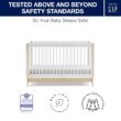 GAP babyGap Tate 4-in-1 Convertible Crib - Greenguard Gold Certified, Bianca White/Natural GAP babyGap Tate 4-in-1 Convertible Crib - Greenguard Gold Certified, Bianca White/Natural
