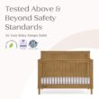 Delta Children Penelope 6-in-1 Convertible Crib - Greenguard Gold Certified, Acorn Delta Children Penelope 6-in-1 Convertible Crib - Greenguard Gold Certified, Acorn