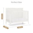Delta Children Kendall 6-in1 Convertible Crib - Converts from Baby Crib to Toddler Bed, Daybed, Sofa Bed and Full-Size Bed with and Without Footboard, Fits Full-Size Crib Mattress, Antique White