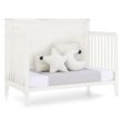 Delta Children Kendall 6-in1 Convertible Crib - Converts from Baby Crib to Toddler Bed, Daybed, Sofa Bed and Full-Size Bed with and Without Footboard, Fits Full-Size Crib Mattress, Antique White