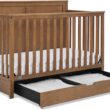 Simmons Kids Logan 6-in-1 Convertible Crib with Underdrawer - Greenguard Gold Certified, Chestnut Simmons Kids Logan 6-in-1 Convertible Crib with Underdrawer - Greenguard Gold Certified, Chestnut