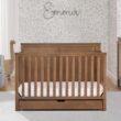 Simmons Kids Logan 6-in-1 Convertible Crib with Underdrawer - Greenguard Gold Certified, Chestnut Simmons Kids Logan 6-in-1 Convertible Crib with Underdrawer - Greenguard Gold Certified, Chestnut