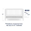 GAP babyGap Charlie 6-in-1 Convertible Crib - Greenguard Gold Certified, Bianca White GAP babyGap Charlie 6-in-1 Convertible Crib - Greenguard Gold Certified, Bianca White