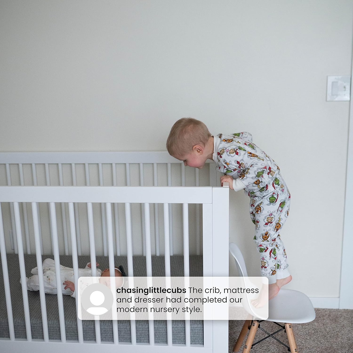 GAP babyGap Charlie 6-in-1 Convertible Crib - Greenguard Gold Certified, Bianca White GAP babyGap Charlie 6-in-1 Convertible Crib - Greenguard Gold Certified, Bianca White
