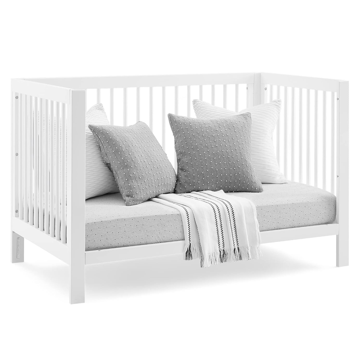 GAP babyGap Charlie 6-in-1 Convertible Crib - Greenguard Gold Certified, Bianca White GAP babyGap Charlie 6-in-1 Convertible Crib - Greenguard Gold Certified, Bianca White