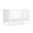 Delta Children Ollie 4-in-1 Convertible Crib - Greenguard Gold Certified, Bianca White