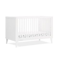 Delta Children Ollie 4-in-1 Convertible Crib - Greenguard Gold Certified, Bianca White