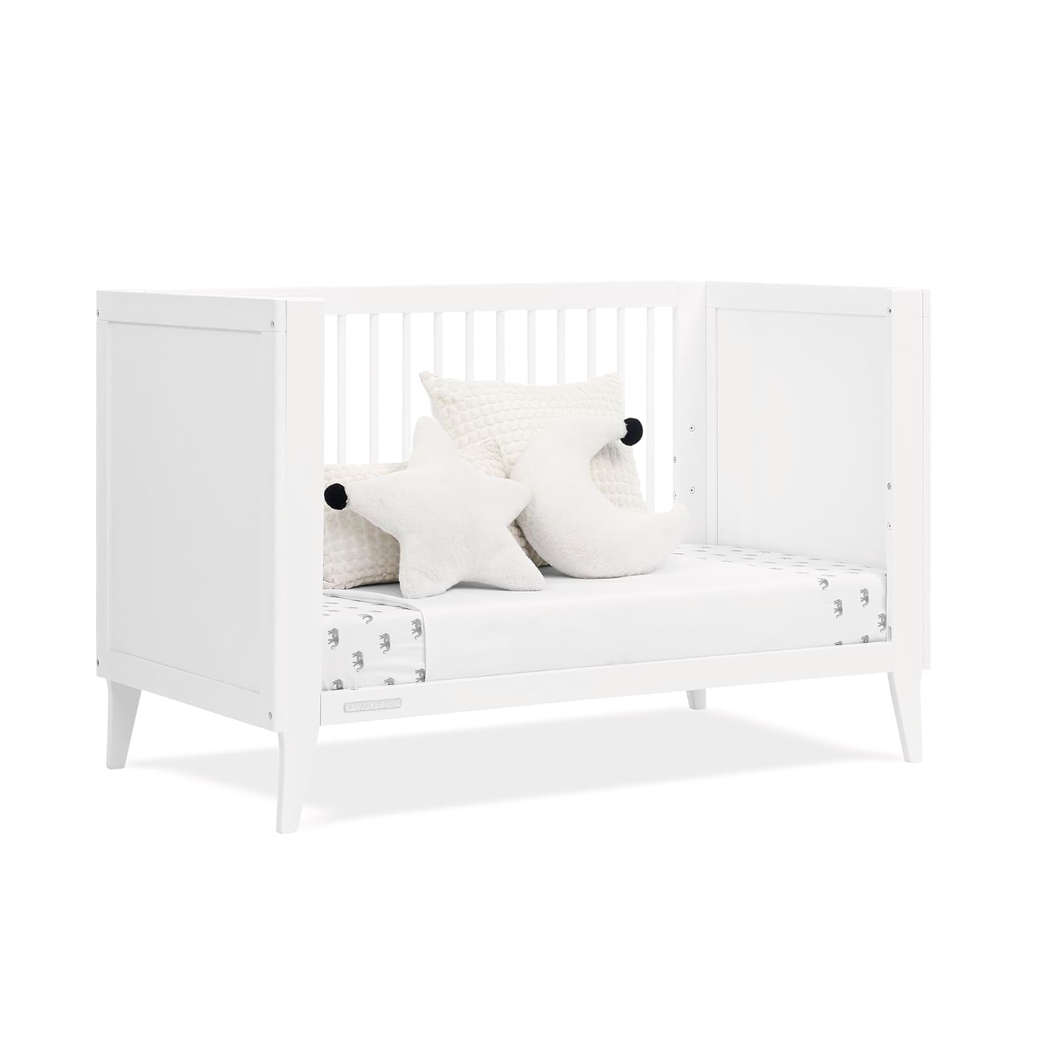 Delta Children Ollie 4-in-1 Convertible Crib - Greenguard Gold Certified, Bianca White Delta Children Ollie 4-in-1 Convertible Crib - Greenguard Gold Certified, Bianca White