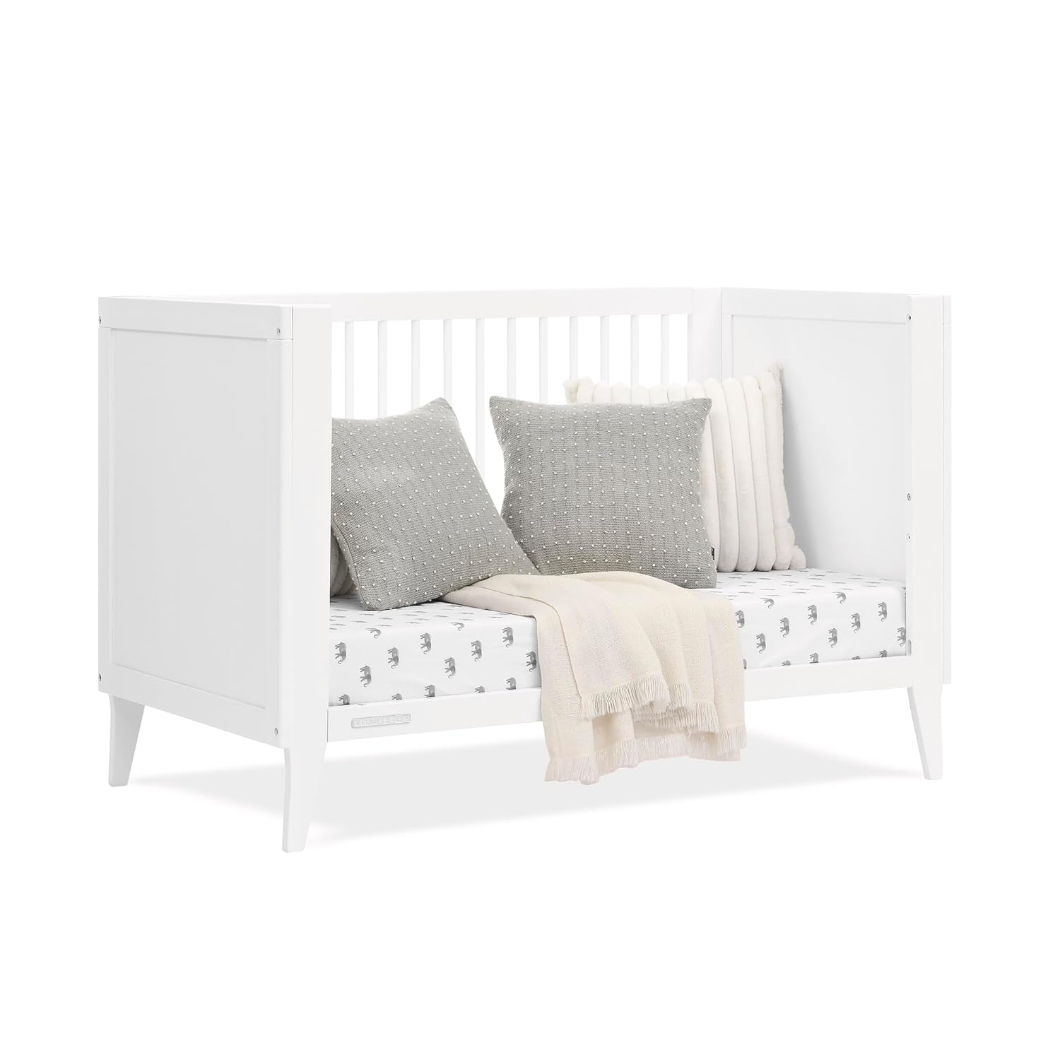 Delta Children Ollie 4-in-1 Convertible Crib - Greenguard Gold Certified, Bianca White Delta Children Ollie 4-in-1 Convertible Crib - Greenguard Gold Certified, Bianca White