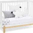 Delta Children Poppy 4-in-1 Convertible Crib, Bianca White/Natural