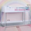 Delta Children Twin Loft Bed with Guardrail and Ladder (Coordinates with Loft Bed Tents Sold Separately), White Delta Children Twin Loft Bed with Guardrail and Ladder (Coordinates with Loft Bed Tents Sold Separately), White
