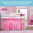 Delta Children Twin Loft Bed with Guardrail and Ladder (Coordinates with Loft Bed Tents Sold Separately), White Delta Children Twin Loft Bed with Guardrail and Ladder (Coordinates with Loft Bed Tents Sold Separately), White