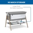 Simmons Kids Koi by The Bed Bassinet with Breathable Mesh and Natural Beechwood Legs, Dove Grey Simmons Kids Koi by The Bed Bassinet with Breathable Mesh and Natural Beechwood Legs, Dove Grey