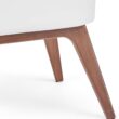 Delta Children Aero Bassinet - Portable Baby Crib with Solid Wood Legs, Organic GOTS Certified Performance Fabric Exterior, Breathable Interior, Includes Mattress Pad & Fitted Sheet, White