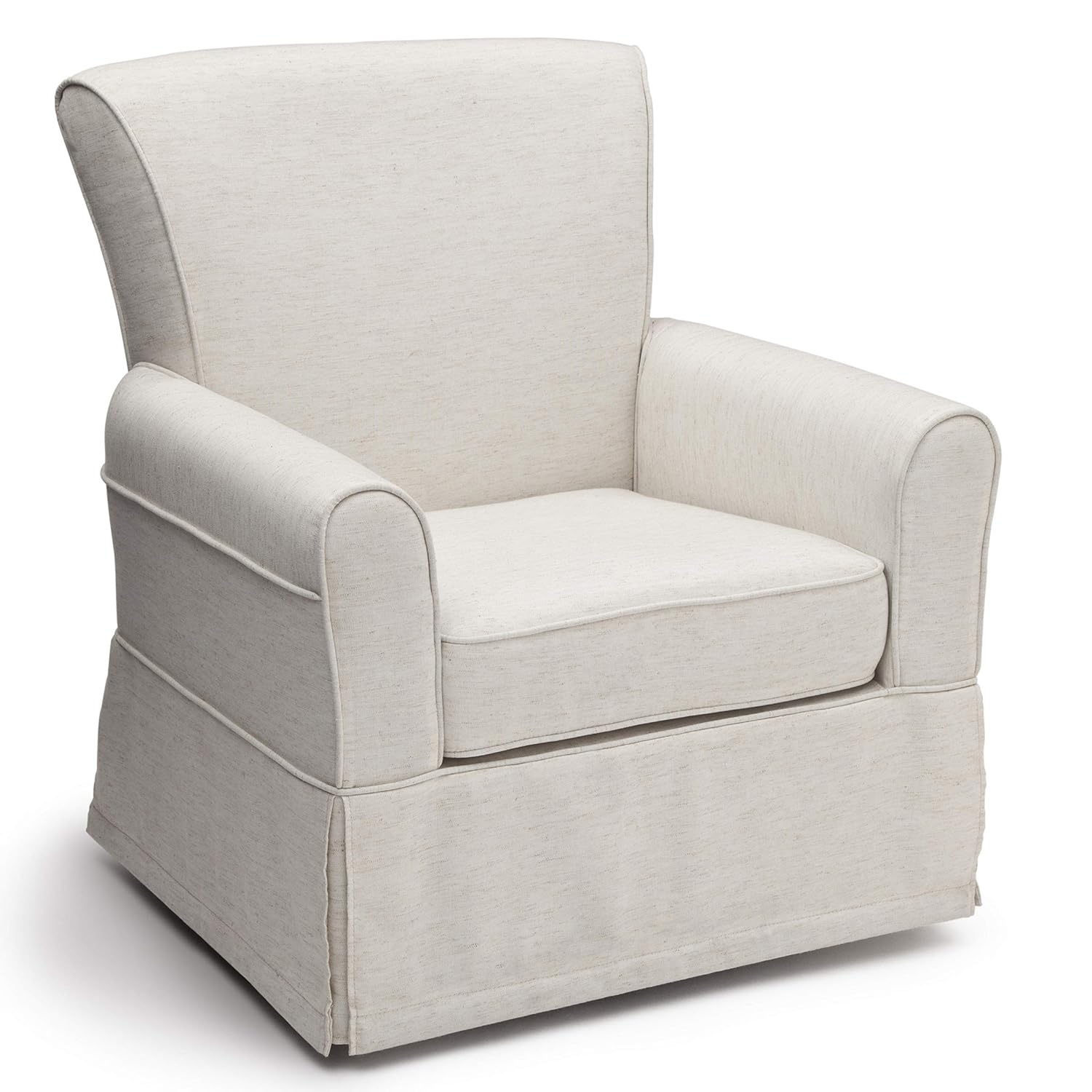 Delta Children Upholstered Glider Swivel Rocker Chair, Sand Delta Children Upholstered Glider Swivel Rocker Chair, Sand