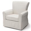Delta Children Upholstered Glider Swivel Rocker Chair, Sand Delta Children Upholstered Glider Swivel Rocker Chair, Sand