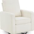 Delta Children Luna Nursery Swivel Glider - Greenguard Gold Certified and Oeko-TEX Standard 100 Fabric, Oatmeal