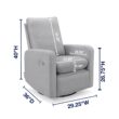 GAP babyGap Cloud Recliner with LiveSmart Evolve - Sustainable Performance Fabric, Grey