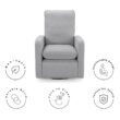 GAP babyGap Cloud Recliner with LiveSmart Evolve - Sustainable Performance Fabric, Grey