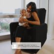 GAP babyGap Cloud Recliner with LiveSmart Evolve - Sustainable Performance Fabric, Grey