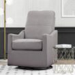 Delta Children Kenwood Glider Swivel Rocker Chair, French Grey Delta Children Kenwood Glider Swivel Rocker Chair, French Grey