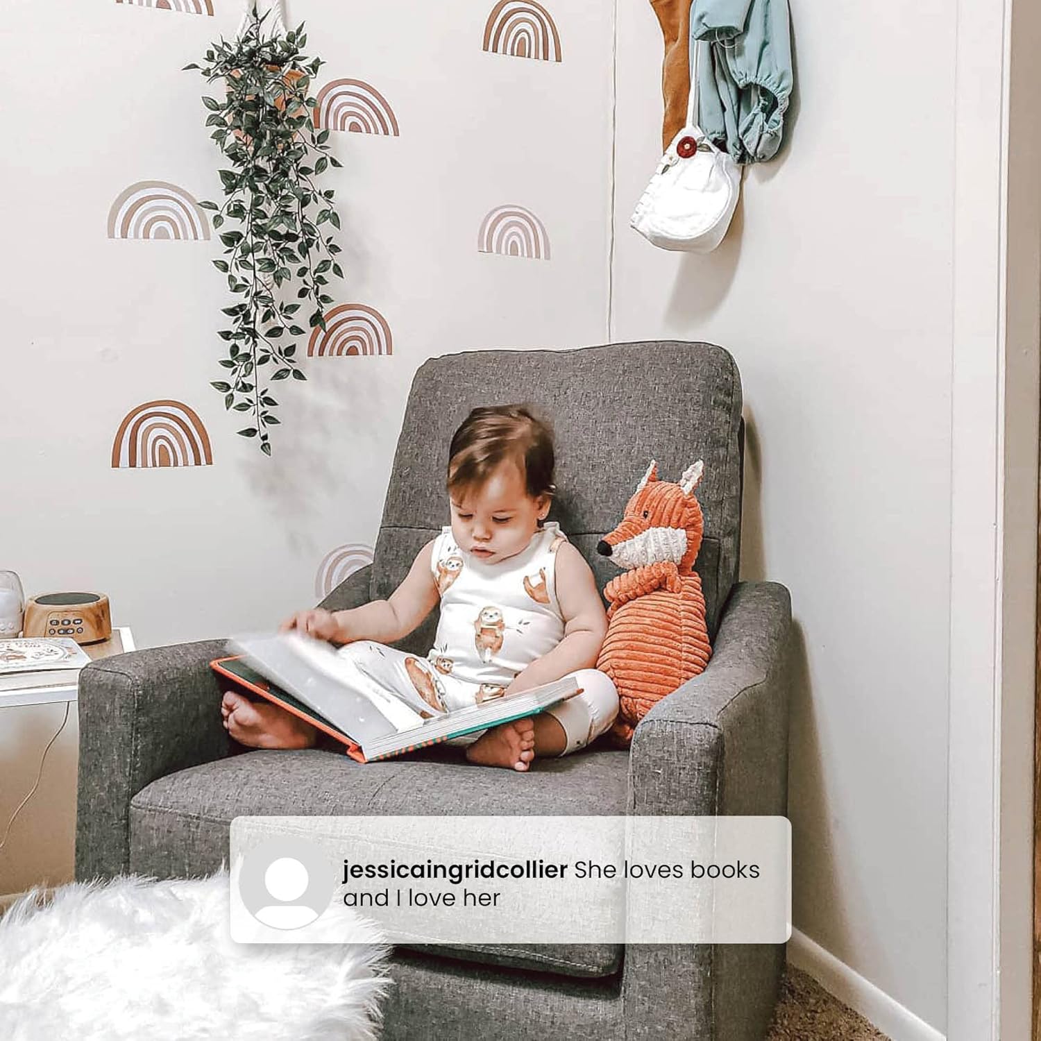 Delta Children Kenwood Glider Swivel Rocker Chair, French Grey Delta Children Kenwood Glider Swivel Rocker Chair, French Grey