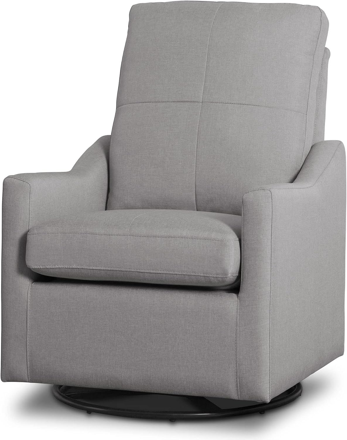 Delta Children Kenwood Glider Swivel Rocker Chair, French Grey Delta Children Kenwood Glider Swivel Rocker Chair, French Grey