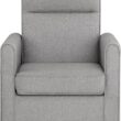 Delta Children Blair Slim Nursery Glider Swivel Rocker Chair, French Gray Delta Children Blair Slim Nursery Glider Swivel Rocker Chair, French Gray